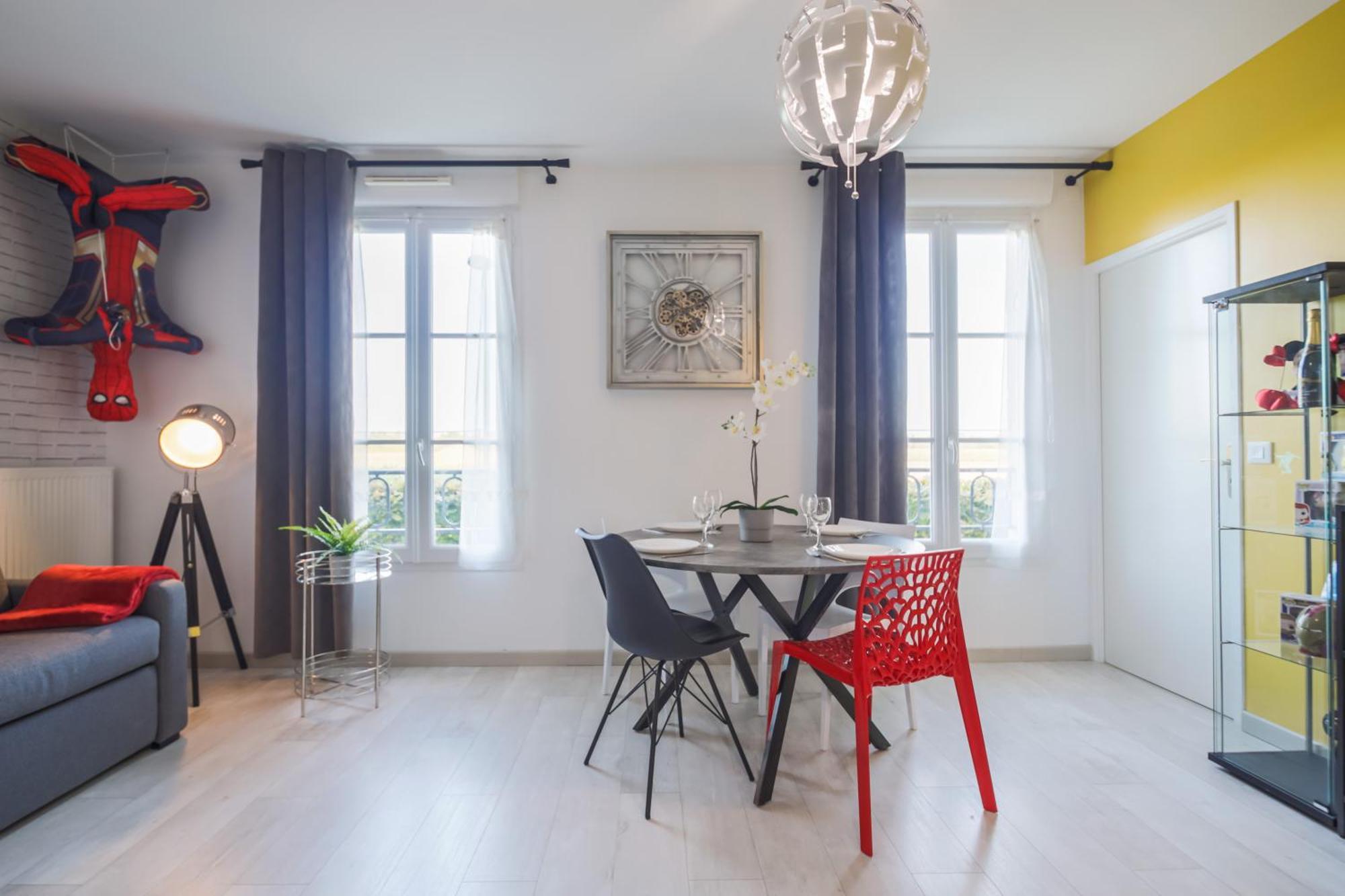 Air-Conditioned Apartment, Walking Distance To Disney - Disney Magical Homes, Paris Serris Exterior foto